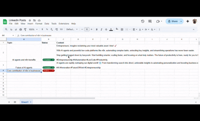 Automated Content Generation Pipeline